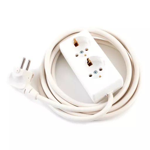 2-Gang European Extension Lead