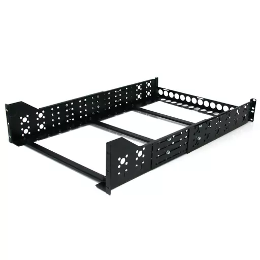 StarTech.com 3U Fixed 19" Adjustable Depth Universal Server Rack Rails