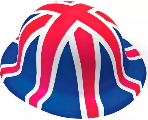Union Jack Bowler Hat - Pack of 10