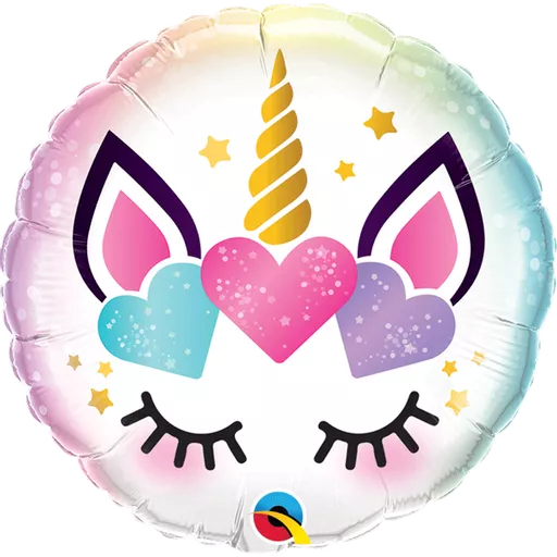 Unicorn Eyelashes Foil Balloon