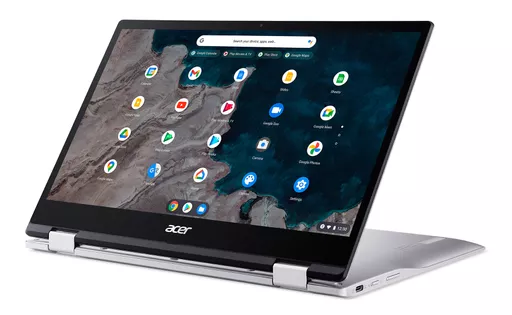 Acer CP513-1HL-S00A Qualcomm Kryo 468 Chromebook 33.8 cm (13.3") Touchscreen Full HD 8 GB LPDDR4x-SDRAM 128 GB Flash Wi-Fi 5 (802.11ac) ChromeOS Silver