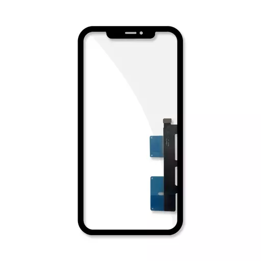 Glass w/ Touch (Glass + Frame + Digitizer + OCA) (CERTIFIED) (Black) - For iPhone XR