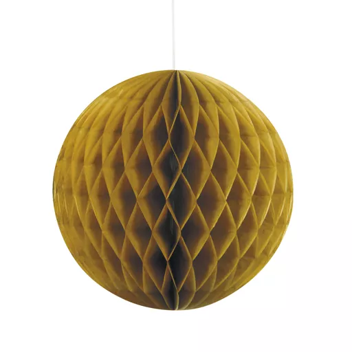 Gold Honeycomb Ball