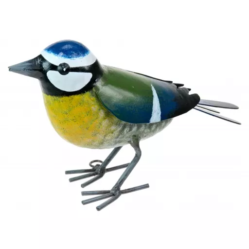 Metal Bluetit Sculpture