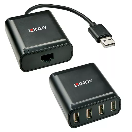 Lindy 60m 4 Port USB 2.0 Cat.6 Extender