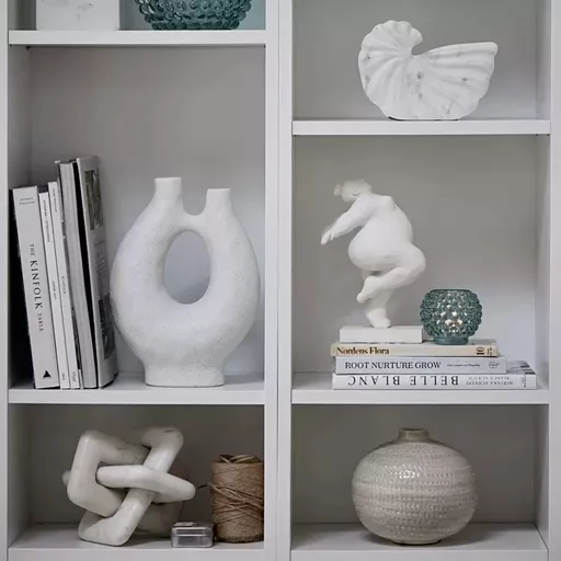 Decorative Vase, Alina, White - Small