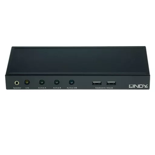 Lindy 200m CAT5 KVM Extender, Dual VGA, USB & Audio