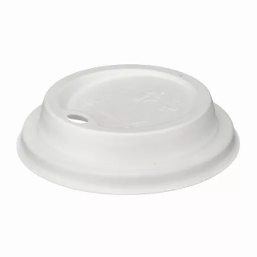 12/16OZ WHITE MOULDED FIBRE HOT CUP SIP LID - (1X1000)