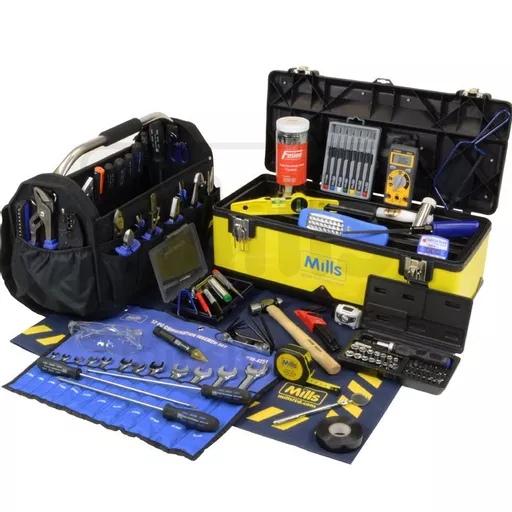 Service Engineers Toolkit No.4 In Mills Tote Bag & Toolbox Combo