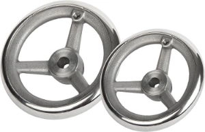 K1208 - 3 Spoke Handwheels In Stainless Steel