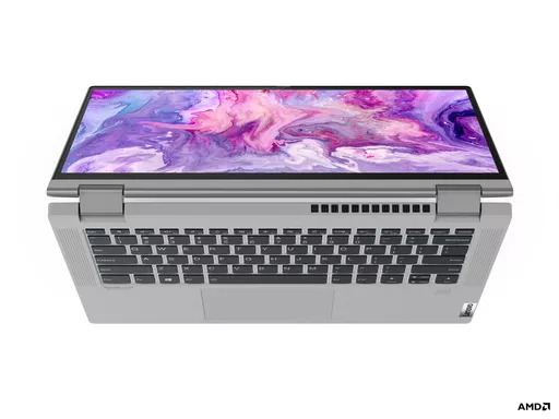 Lenovo IdeaPad Flex 5 14ALC05 AMD Ryzen™ 7 5700U Hybrid (2-in-1) 35.6 cm (14") Touchscreen Full HD 8 GB DDR4-SDRAM 512 GB SSD Wi-Fi 6 (802.11ax) Windows 10 Home in S mode UK English Grey, Platinum