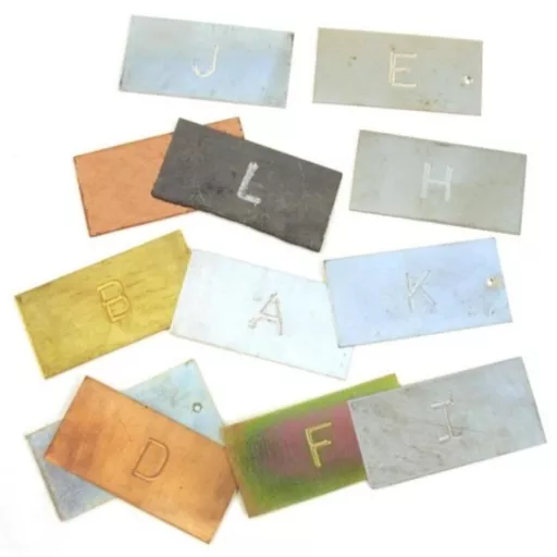 Metal Testing Strips 50x25mm