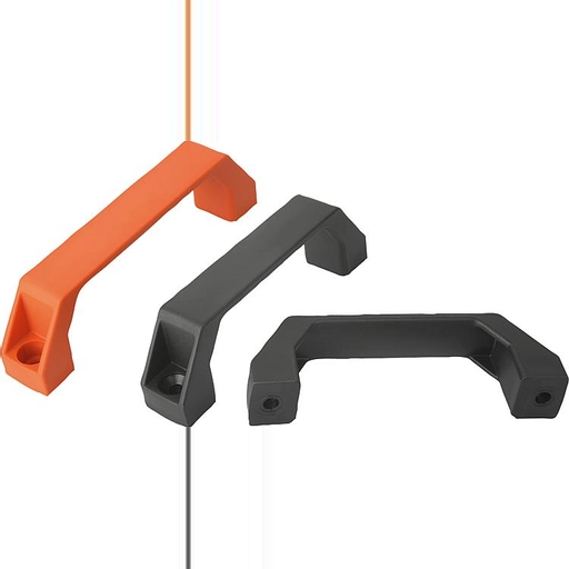 K0191 - Stirrup Shaped Handles In Plastic Length 138-178mm