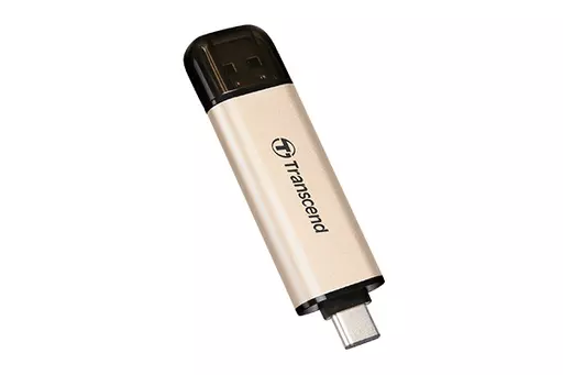 Transcend JetFlash 930C USB flash drive 256 GB USB Type-A / USB Type-C 3.2 Gen 1 (3.1 Gen 1) Gold