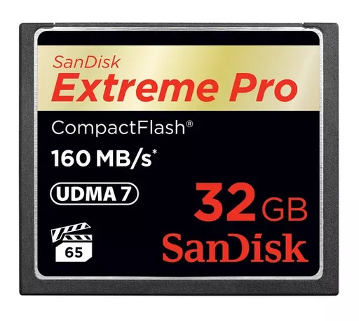 SanDisk 32GB Extreme Pro CF 160MB/s memory card CompactFlash