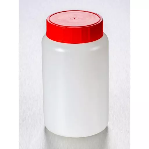 Bottle, 500ml, Round HDPE, 58 mm Red Cap, Assembled, 140/Case LR500-05 11557862