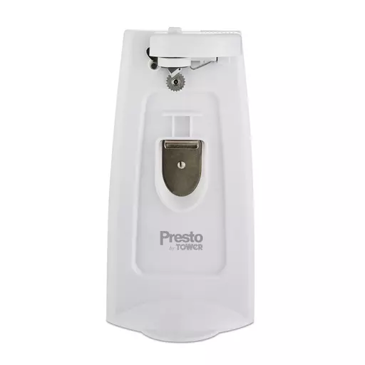 Presto 3 in 1 Can Opener with Knife Sharpener and Bottle Opener White
