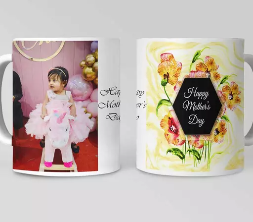 Personalised Mother's Day Mug - Summer Garden - Add Message