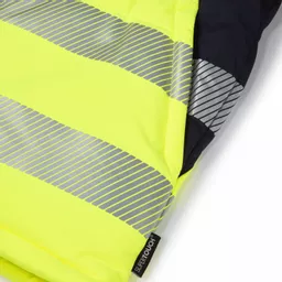 SYH-058C-System-Hi-Vis-Eco-Two-Tone-Yellow-Navy-Thermal-Baffle-Jacket-Detail-Shot With Segmented Tape.png