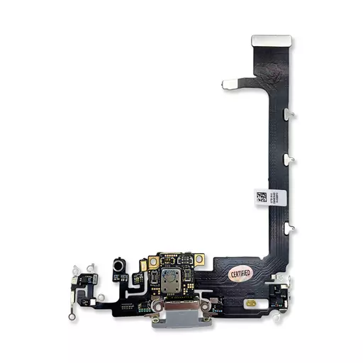 Charging Port Flex Cable (w/ Board) (White) (CERTIFIED - Aftermarket) - For iPhone 11 Pro Max