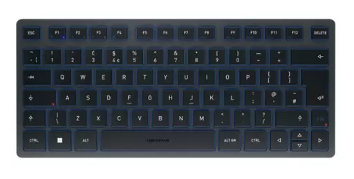 CHERRY KW 7100 MINI BT keyboard Bluetooth QWERTY English Blue