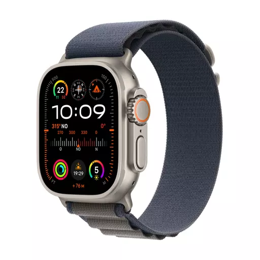 Apple Watch Ultra 2 OLED 49 mm Digital 410 x 502 pixels Touchscreen 4G Titanium Wi-Fi GPS (satellite)