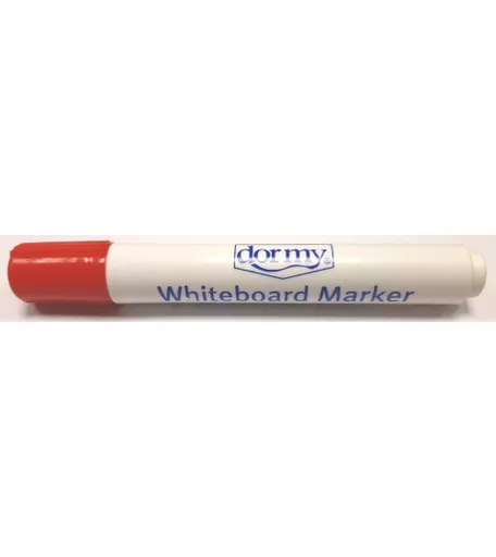 Dormy Dry Wipe Whiteboard Marker - Red