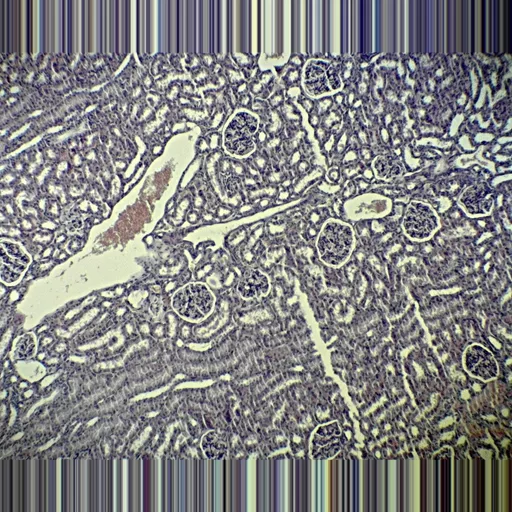 Philip Harris Prepared Microscope Slide - Kidney Thin Section V.S.