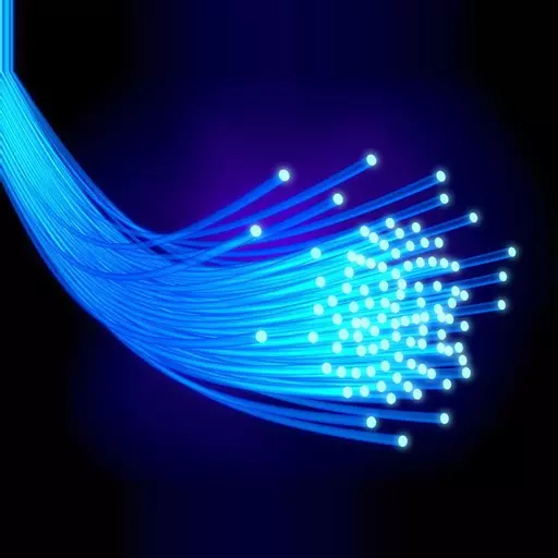 Light blue store fiber cable