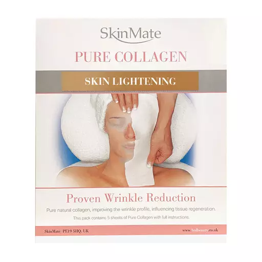 SkinMate Pure Collagen Skin Lightening Mask A4 Sheet