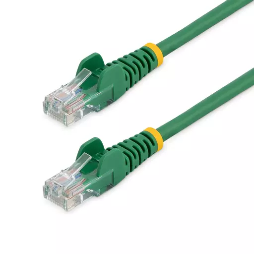 StarTech.com Cat5e Ethernet Patch Cable with Snagless RJ45 Connectors - 0.5 m, Green