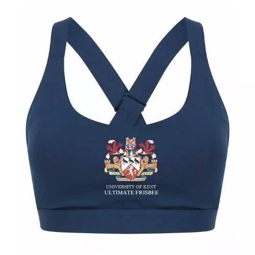 University Of Kent Ultimate Frisbee Womens Sports Bra