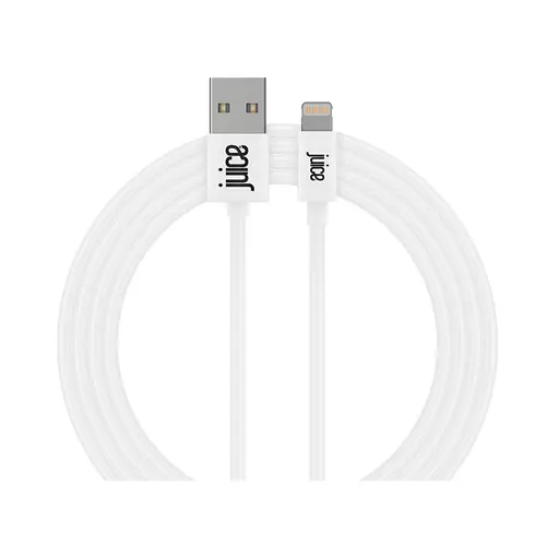 Juice JUI-CABLE-LIGHT-2M-RND-WHT lightning cable White