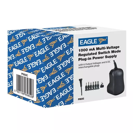 Eagle Multi-Voltage 1000ma Reg Switch Mode Power Supply