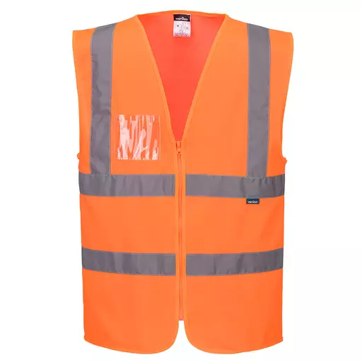 Hi-Vis Zipped Band and Brace Vest