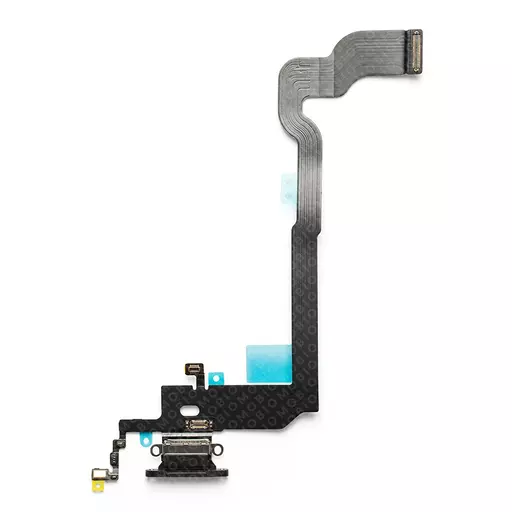 Charging Port Flex Cable (Black) (CERTIFIED - Aftermarket) - For iPhone X