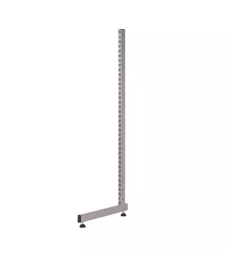Single - 2000mm Silver Twin Slot L Leg