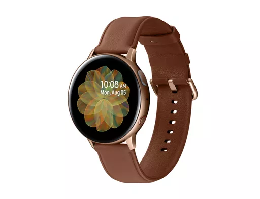 Samsung Galaxy Watch Active2 3.43 cm (1.35") OLED 44 mm Digital 360 x 360 pixels Touchscreen 4G Gold Wi-Fi GPS (satellite)