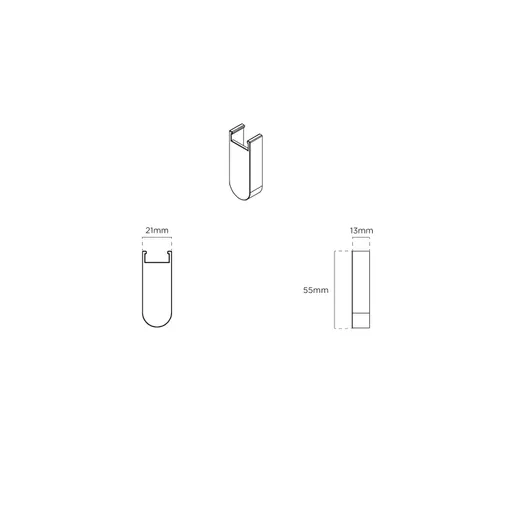 28mm Styleline Magnetic Arm Support Cover Line Drawing.jpg