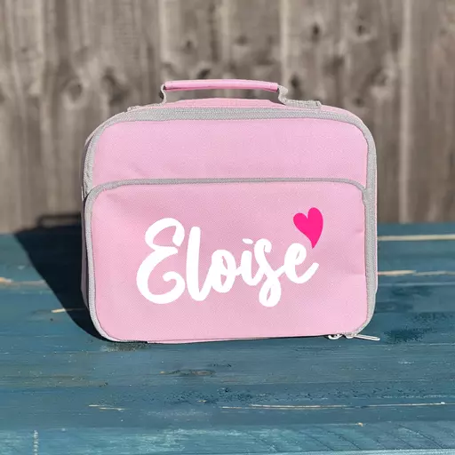 Name & Heart Lunch Bag