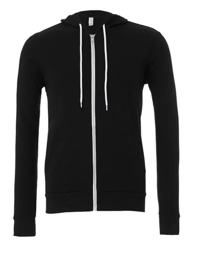 Canvas Unisex Sponge Fleece Full-Zip Hoodie