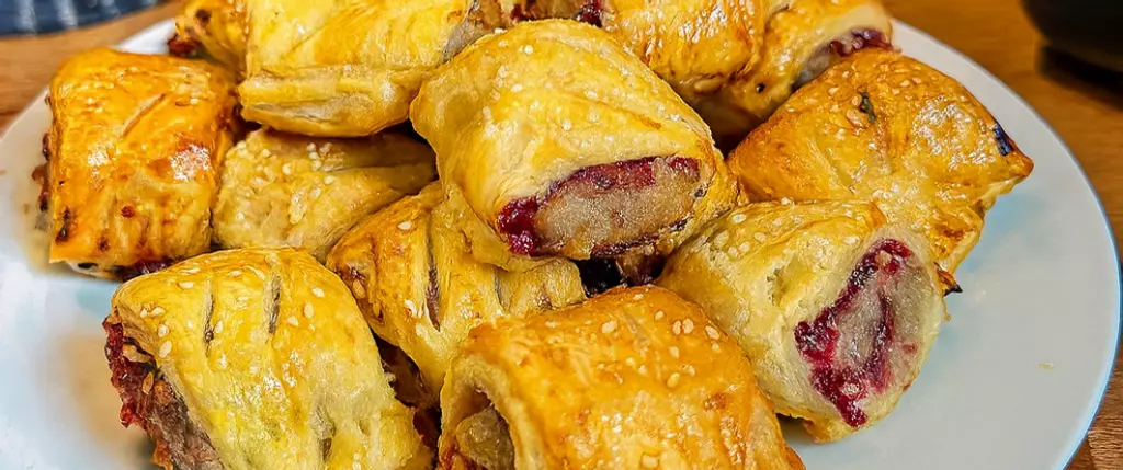 Air Fryer Festive Sausage Rolls