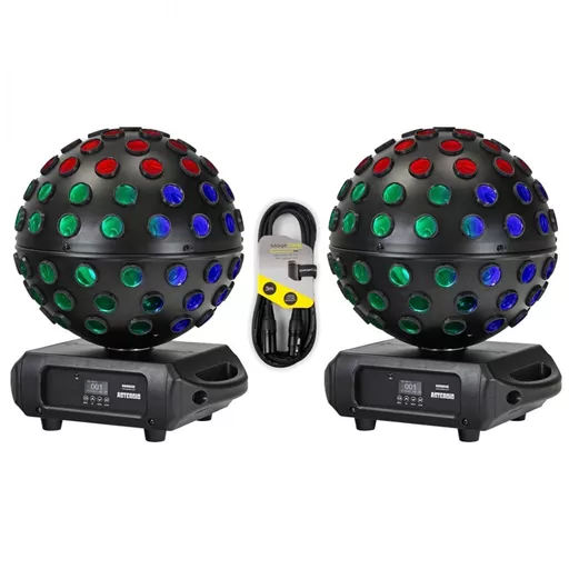 Equinox Asteroid Lighting Effect Twin Pack Bundle