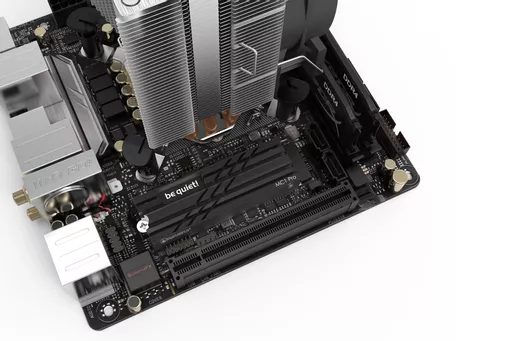 be quiet! MC1 PRO Solid-state drive Heatsink/Radiator Black 1 pc(s)