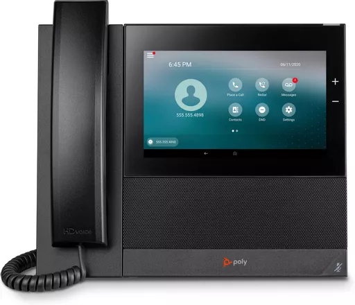 POLY CCX 600 Business Media Phone with Open SIP and PoE-enabled