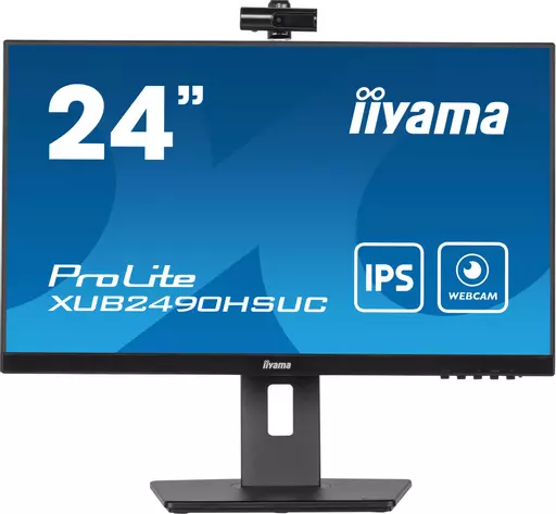 iiyama ProLite computer monitor 60.5 cm (23.8") 1920 x 1080 pixels Full HD LED Black