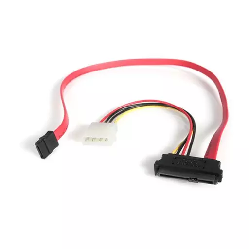 StarTech.com 18in SAS 29 Pin to SATA Cable with LP4 Power