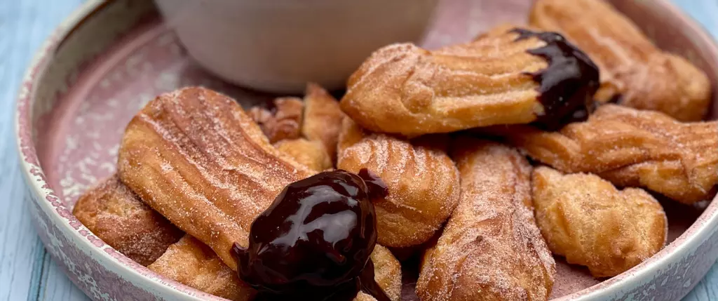 Churros with Chocolate Sauce