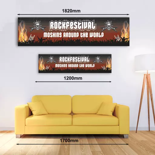 Personalised Banner - Rock Festival
