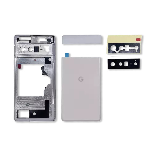 Back Housing (Cloudy White) (RECLAIMED) - For Google Pixel 6 Pro